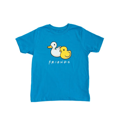 Friends Experience Chick & Duck Youth Shirt Aqua