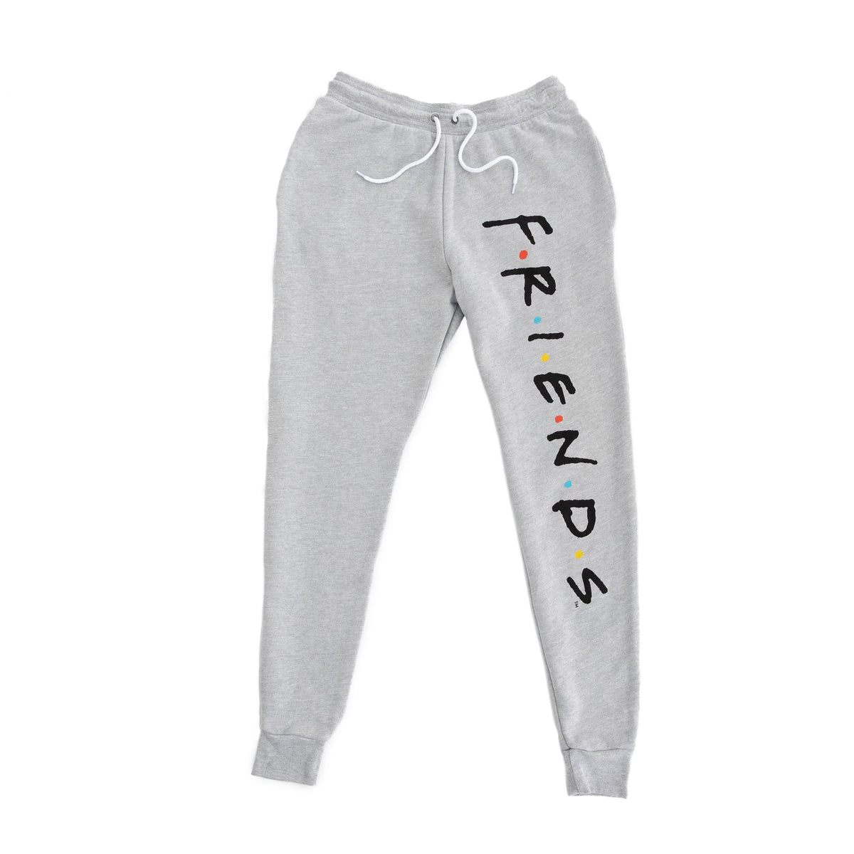 Friends The Television Series Pants Womens XS Gray Jogger Sweatpants  Drawstring