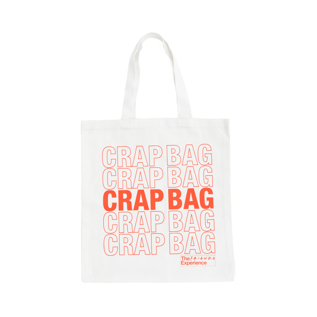 The Friends Experience Official Store Crap Bag Tote White Friends The Experience
